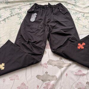 Chrome Hearts Colorful Cross Patchwork Wide-Leg Pants